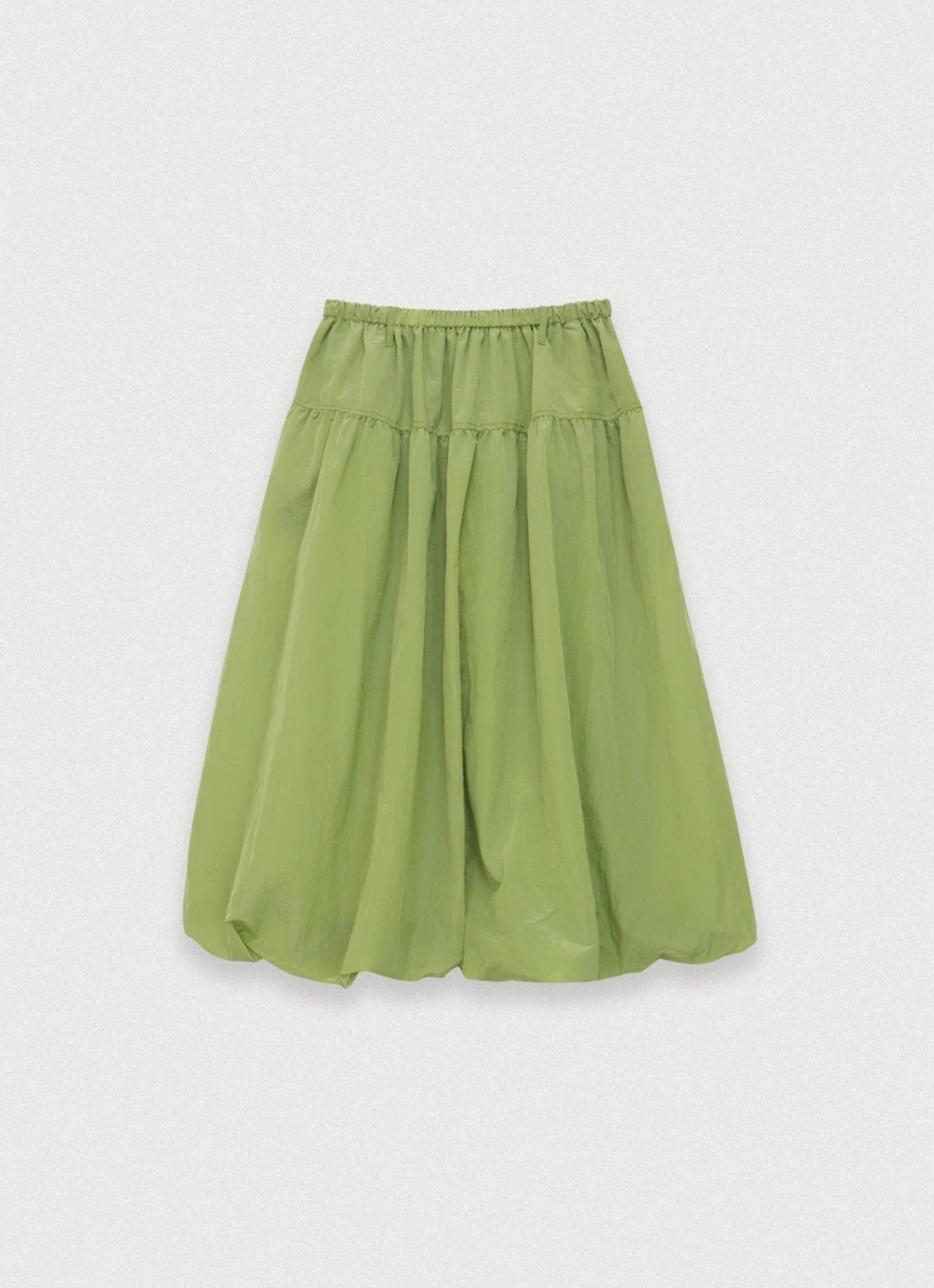 포에토 Tipsy glossy skirt - olive [2nd] 상품 이미지 1