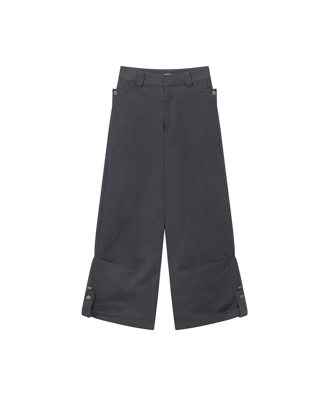 미세키서울 Flap layered wide pants CHARCOAL 상품 이미지 2