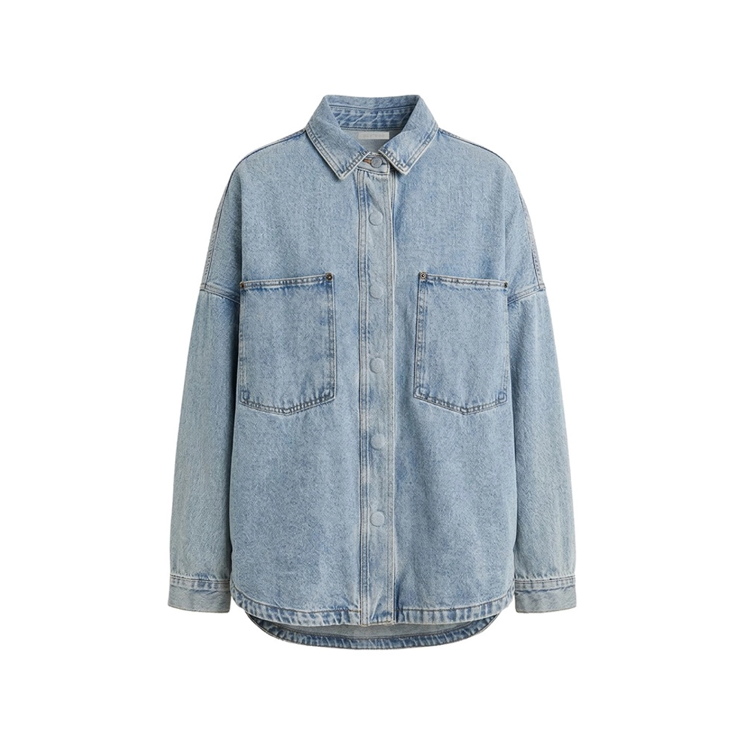 피브비 Denim Work Jacket (mist blue) 상품 이미지 1