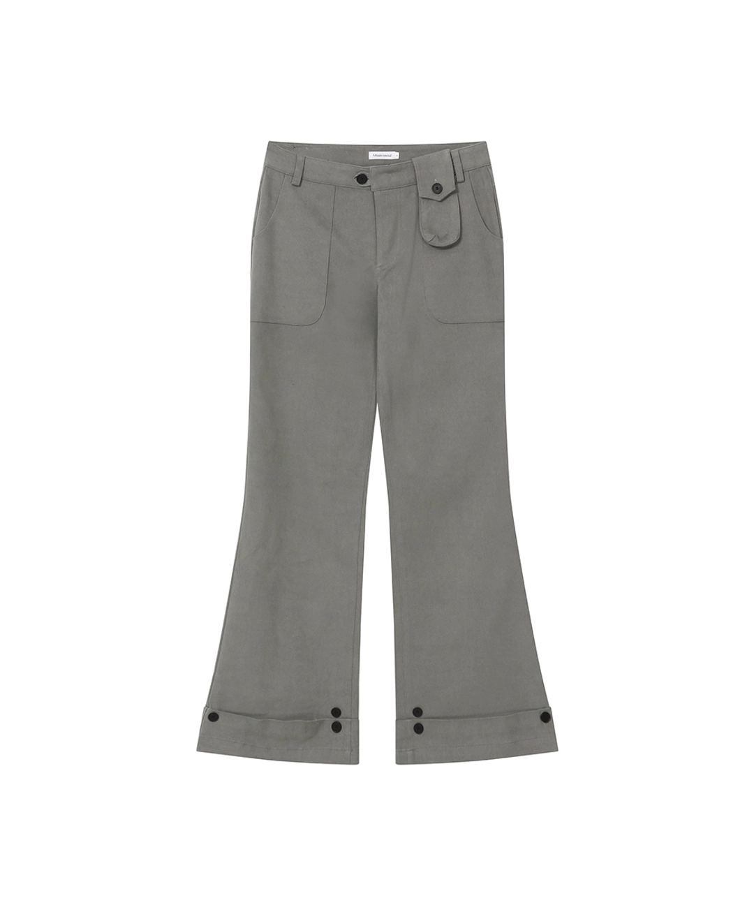 미세키서울 Mini pocket button pants GREY 상품 이미지 1