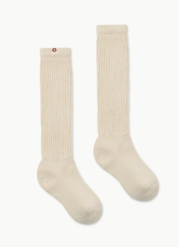 Scrunchie socks_Ivory