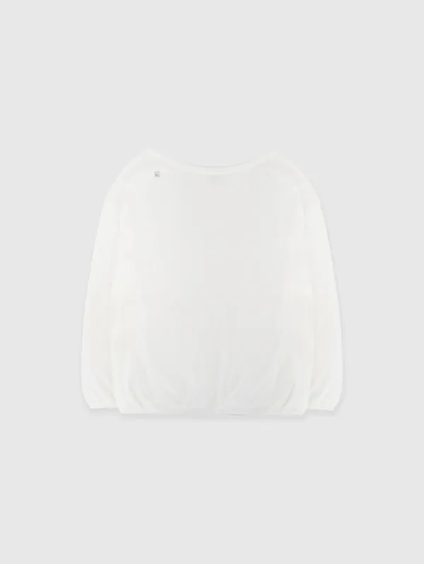 Mori One-Shoulder Knit (Ivory)