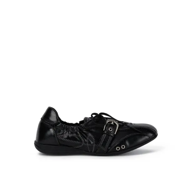 SKIA BELTED SNEAKERS / BLACK