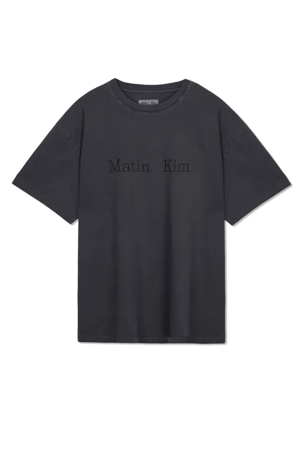 PIGMENT LOGO TOP IN DARK GREY