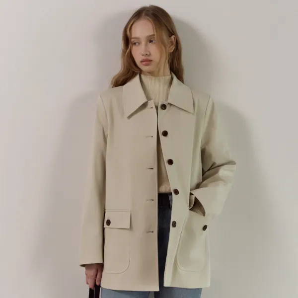 Cotton Half Coat_2Color