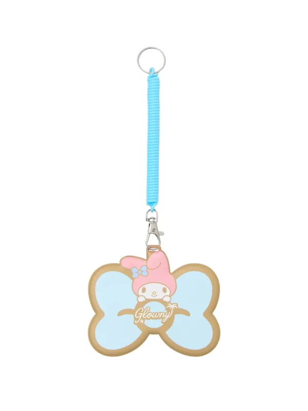 GLOWNY X MY MELODY BOW LUGGAGE TAG (BABY BLUE)