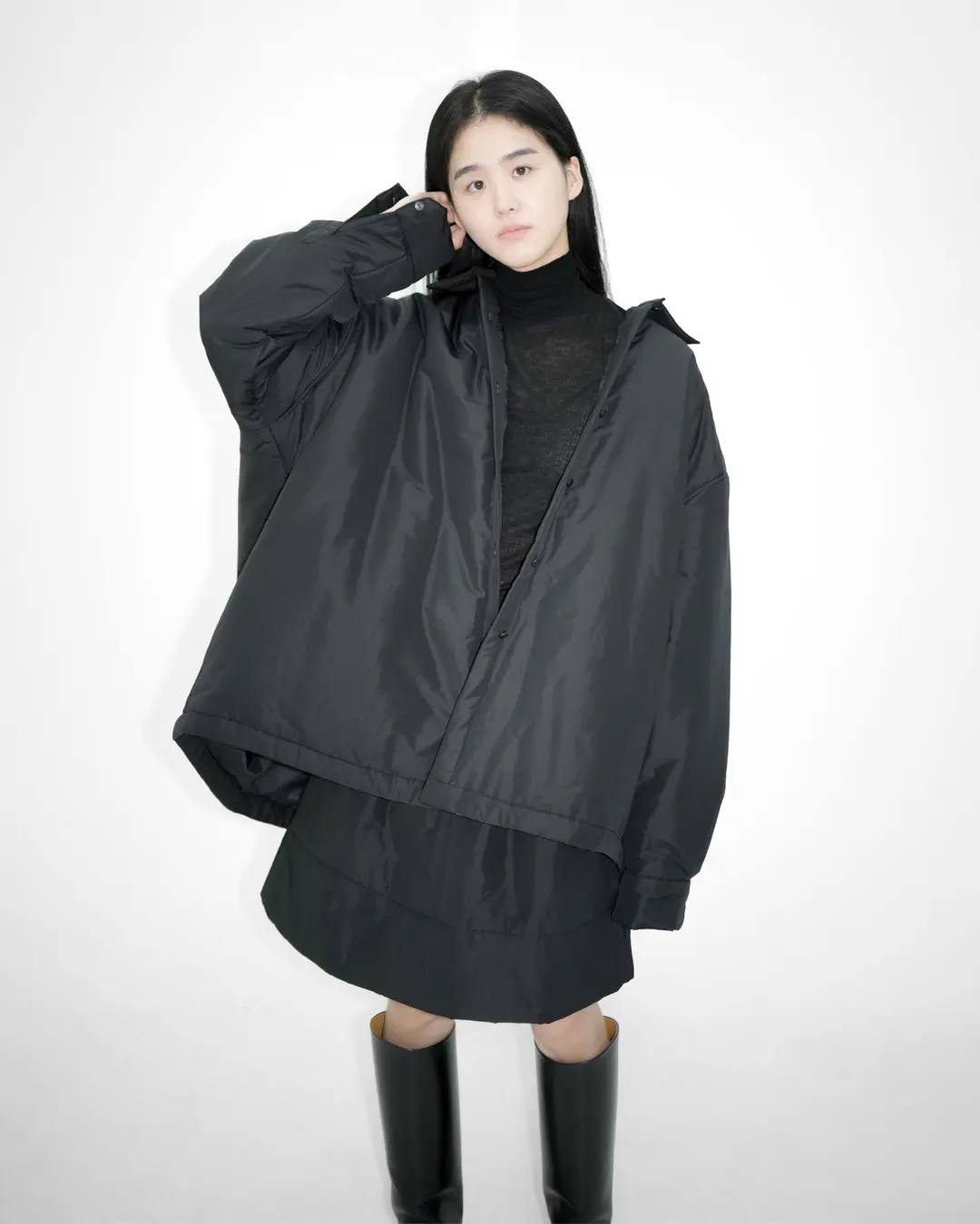 유노이아 daddy padding shirt 상품 이미지 2