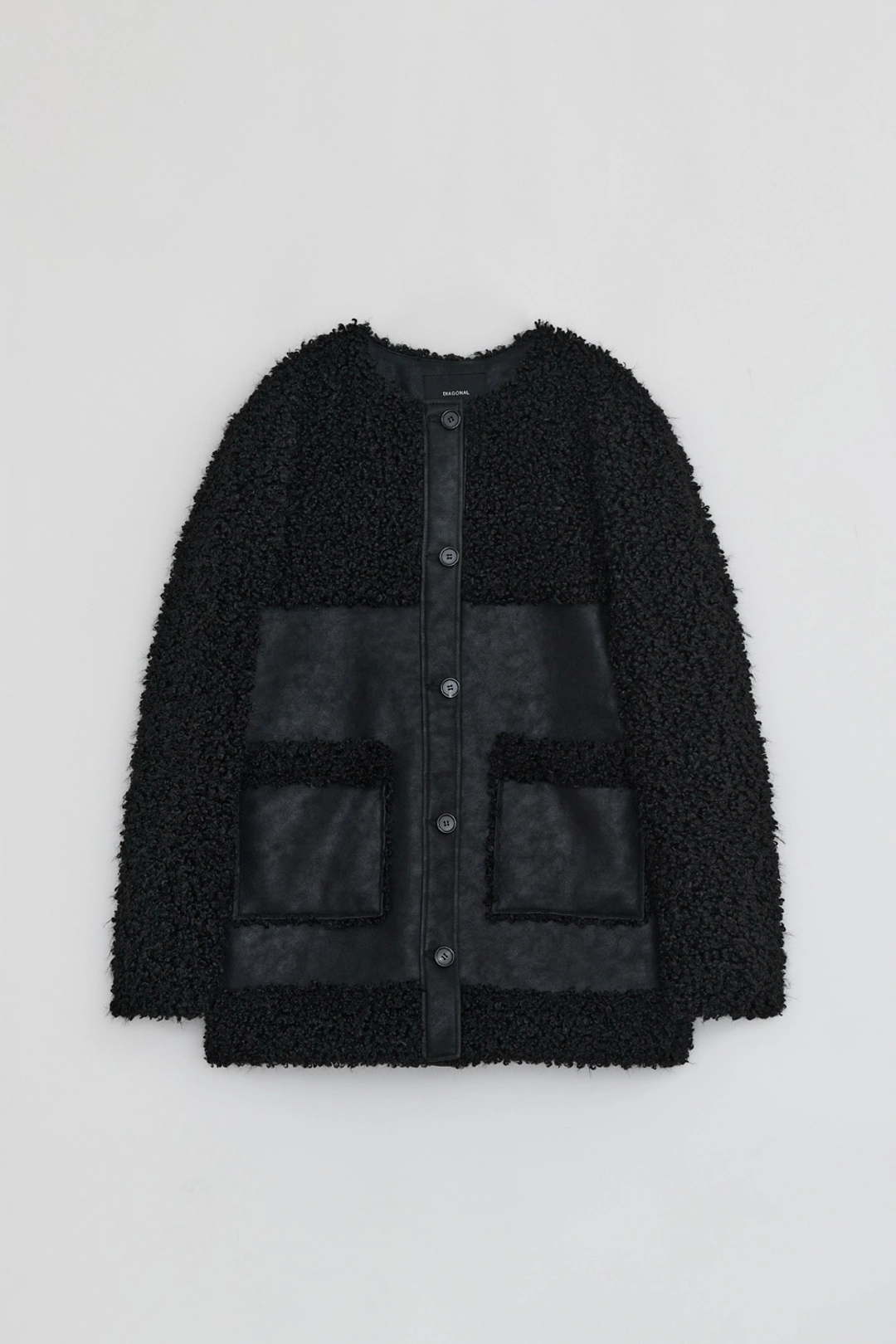 다이애그널 FUR SHEARLING COAT 상품 이미지 1