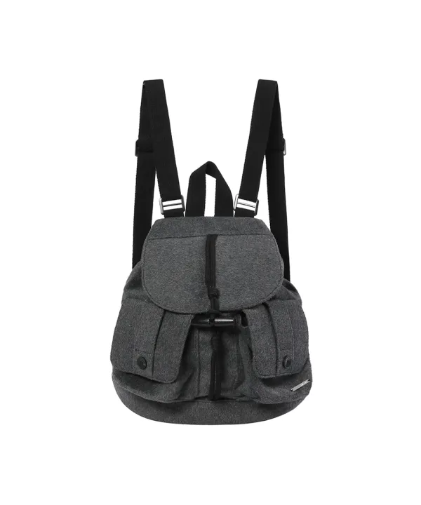 Toggle wool backpack  DARK GREY