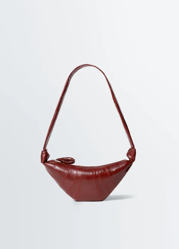 SMALL CROISSANT BAG IN COATED COTTON