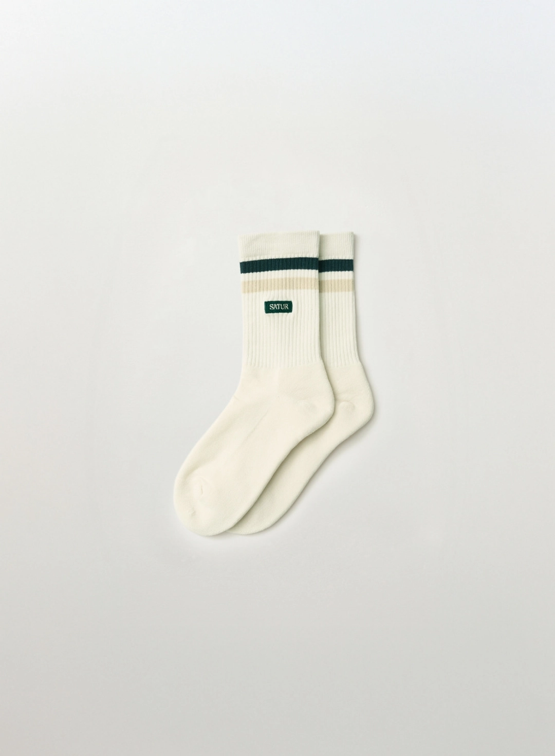 세터 Small Logo Sporty Socks - Cream 상품 이미지 1