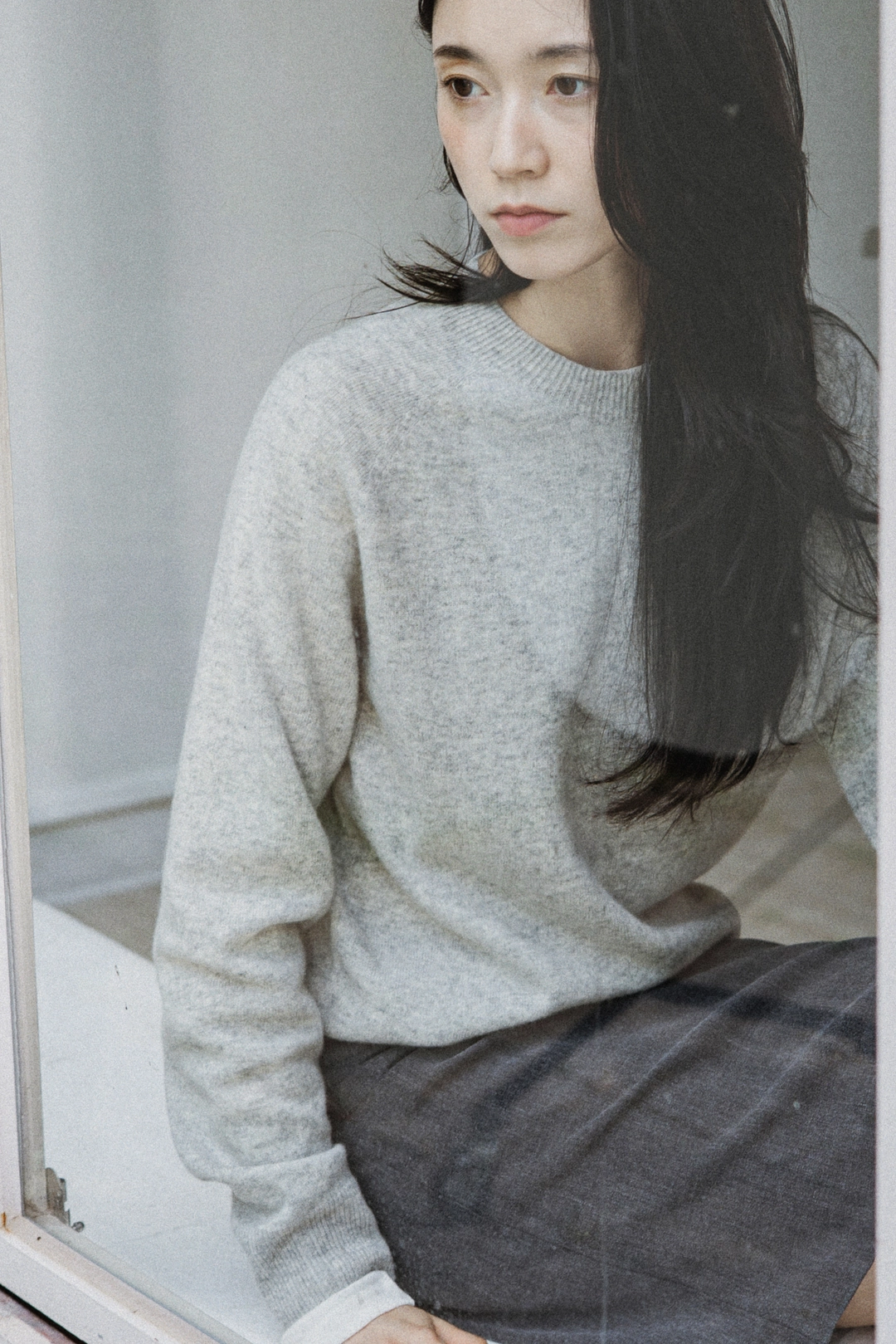 스앨더 40730_Wool Cashmere Essential Crewneck Knit TD 상품 이미지 2