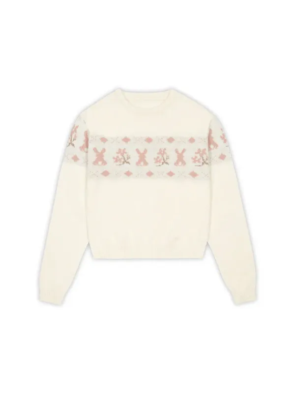 RABBIT WOOL SWEATER (IVORY)