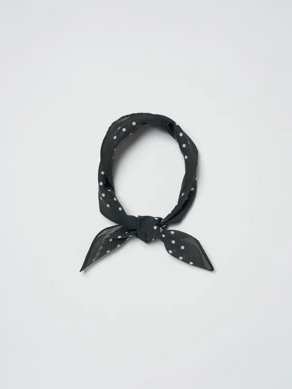 L\'eau dot bandana_deep charcoal