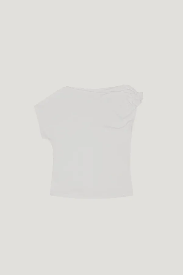 Lumi Twist Tee (white)