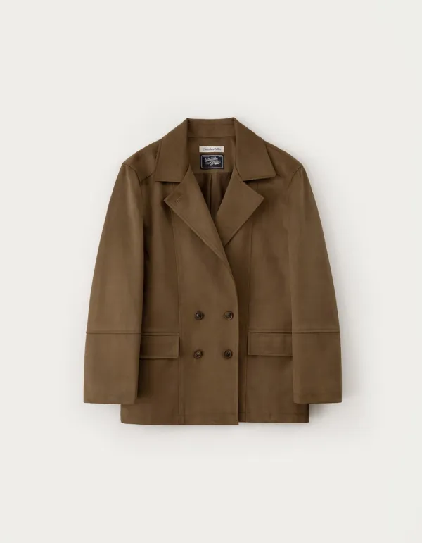 Rust Suede Jacket - Brown