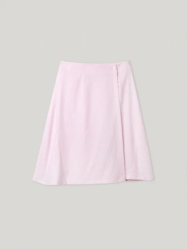 Pink Striped Diana Skirt