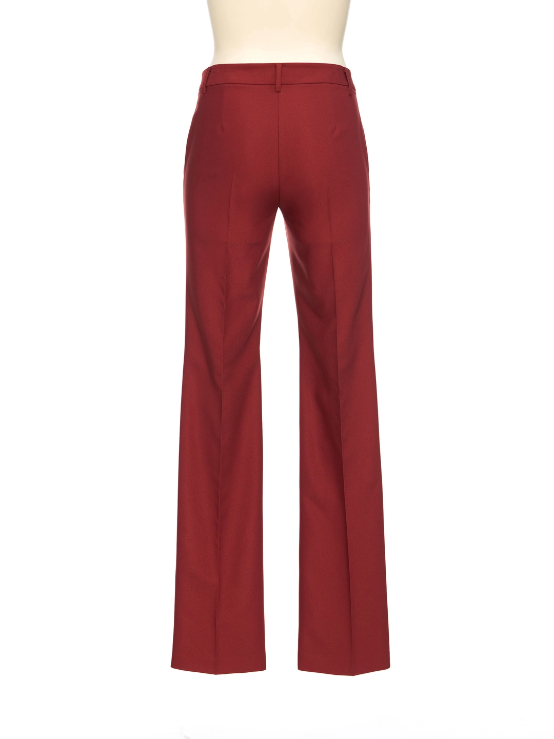 푸쉬버튼 SS26 RED LOW-RISE BELL-BOTTOM TROUSERS 상품 이미지 3