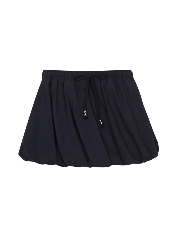 OBLIQUE BALLOON SKIRT (NAVY)