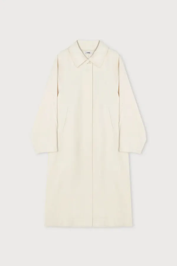 TWILL SATIN COAT