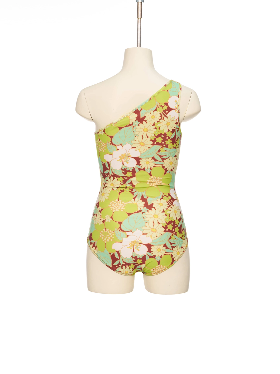 푸쉬버튼 SS26 GREEN FLORAL ONE-SHOULDER SWIMSUIT 상품 이미지 3