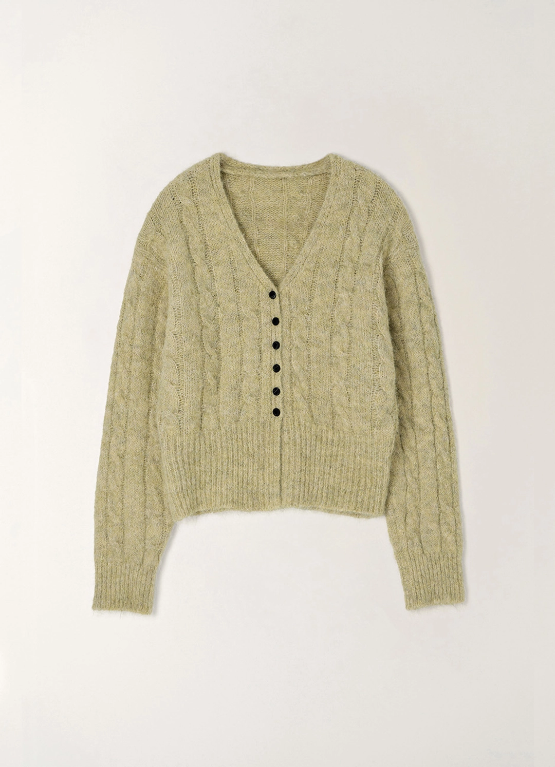 안젤로비안코 Lila Wool Cable Cardigan (4color) 상품 이미지 1