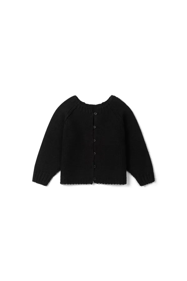 Balloon cardigan_black