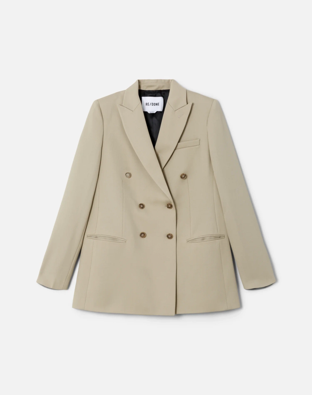 리던 Double Breasted Blazer - Khaki (825) 상품 이미지 1