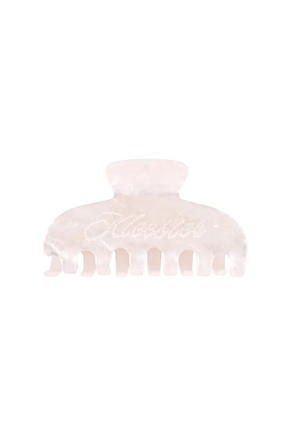 Glow Pearl Hair Claw, Pink