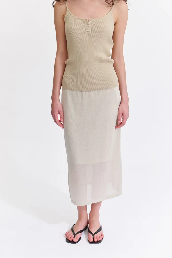 [2ND] Bella Glitter Skirt in Gold (7/2일 예약배송)