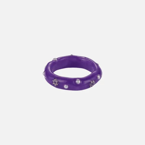 flower farm ring-purple