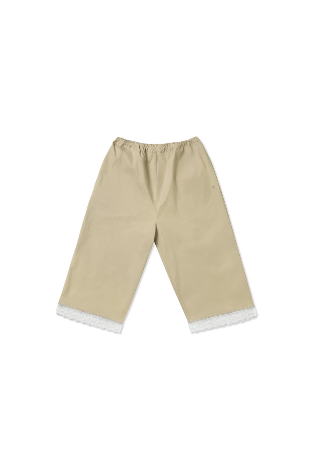 위드아웃썸머 Trim lace pants_beige 상품 이미지 1