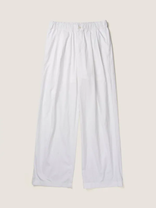 ROSA EASY COTTON PANTS [ White ]