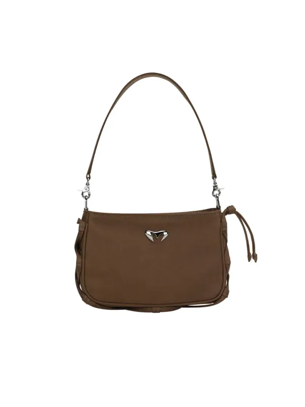 Enoki Mini Bag (Suede Brown)