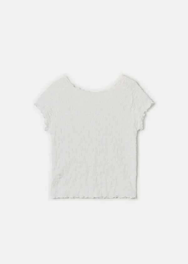 Wrinkle T-shirt(White)