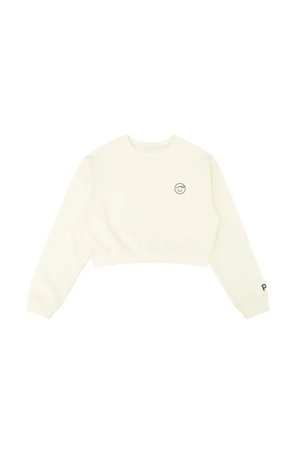 Piv\'vee Smiley Sweatshirt (sand beige)