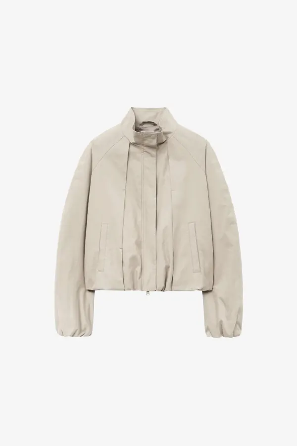 헤링턴 볼륨 핀턱 점퍼 BEIGE