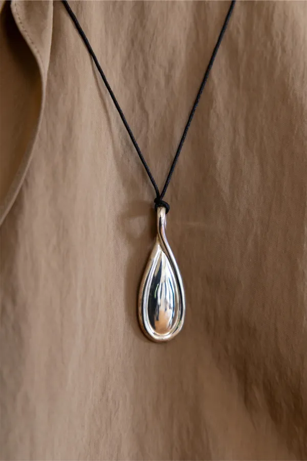 Omar Dewdrop Neckeless (Silver)