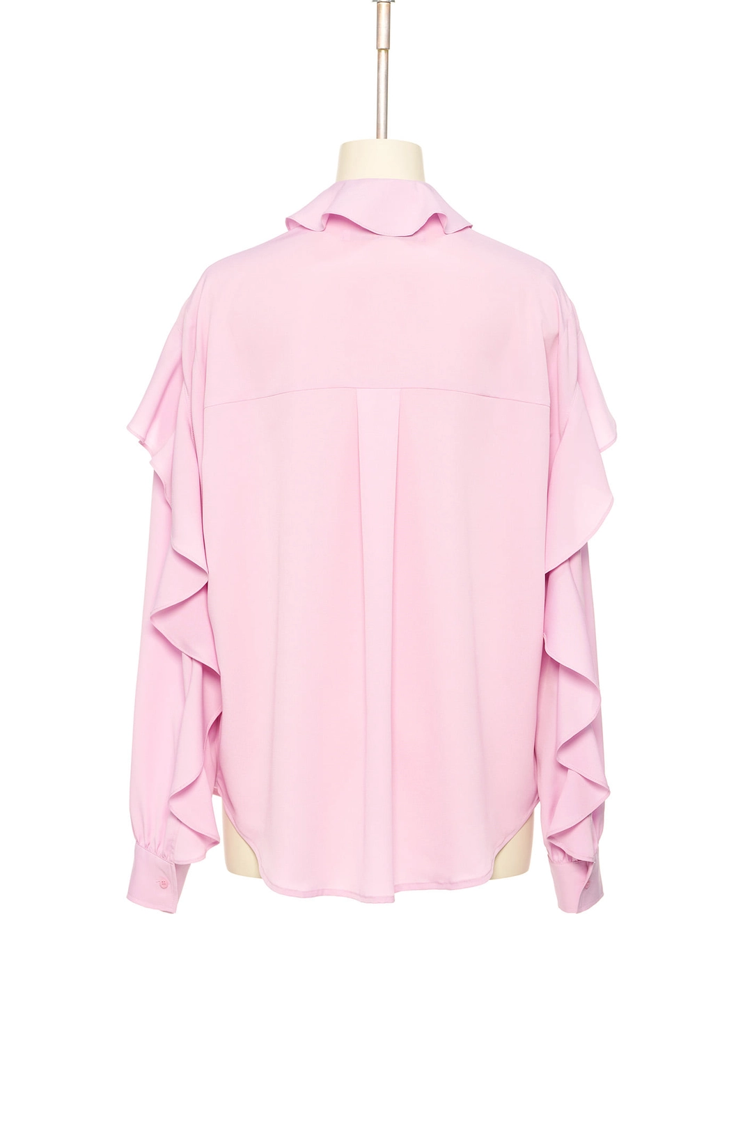 푸쉬버튼 PF25 PINK RUFFLE POINT BLOUSE 상품 이미지 3