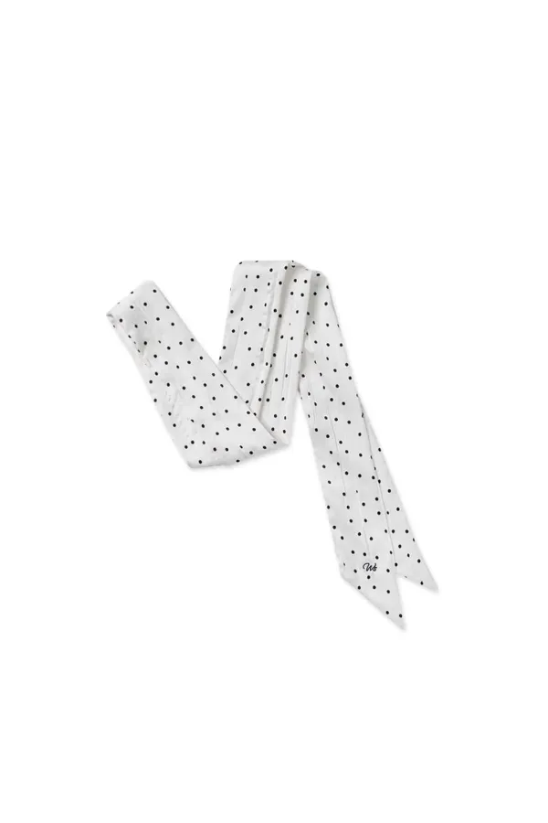 Dot slim scarf