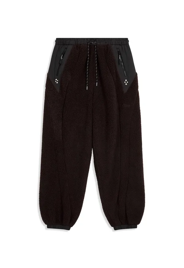 OPEN YY x HELINOX STUD FLEECE PANTS, DARK BROWN