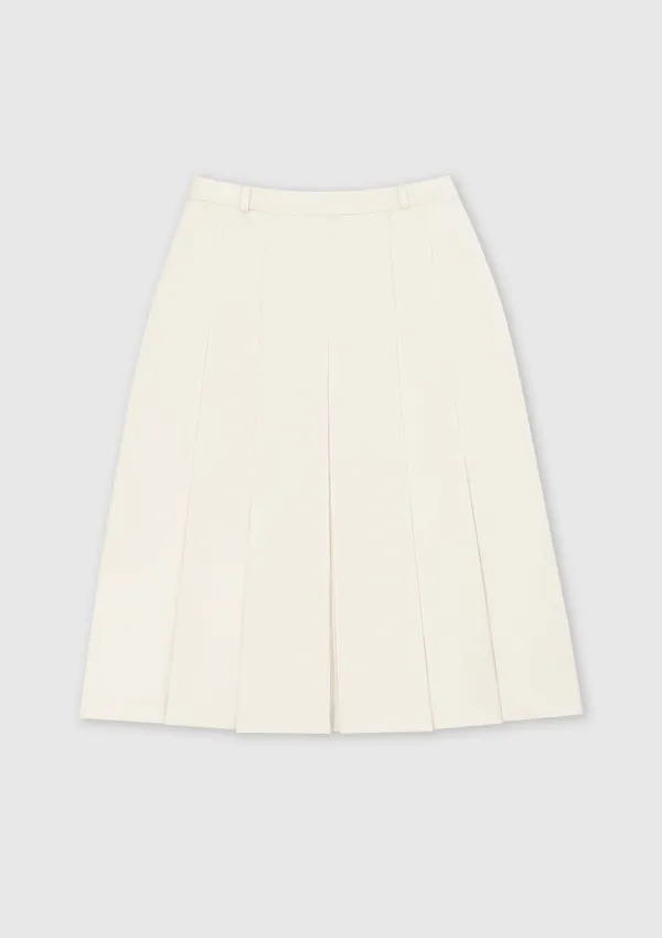 Pleats Skirt (Ivory)