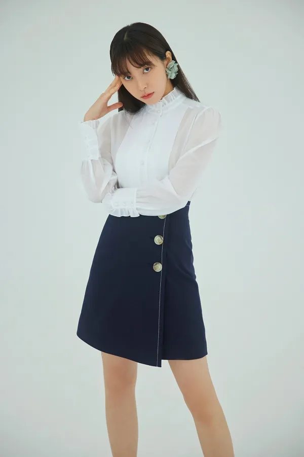 NO.15 SKIRT - NAVY