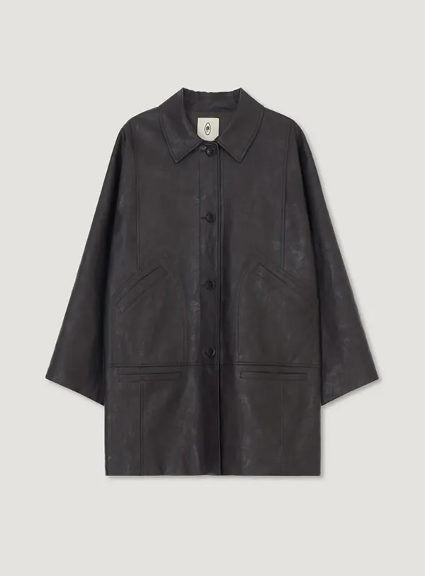 LEP LEATHER COAT