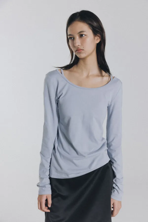 Soft strap long sleeve (light blue)