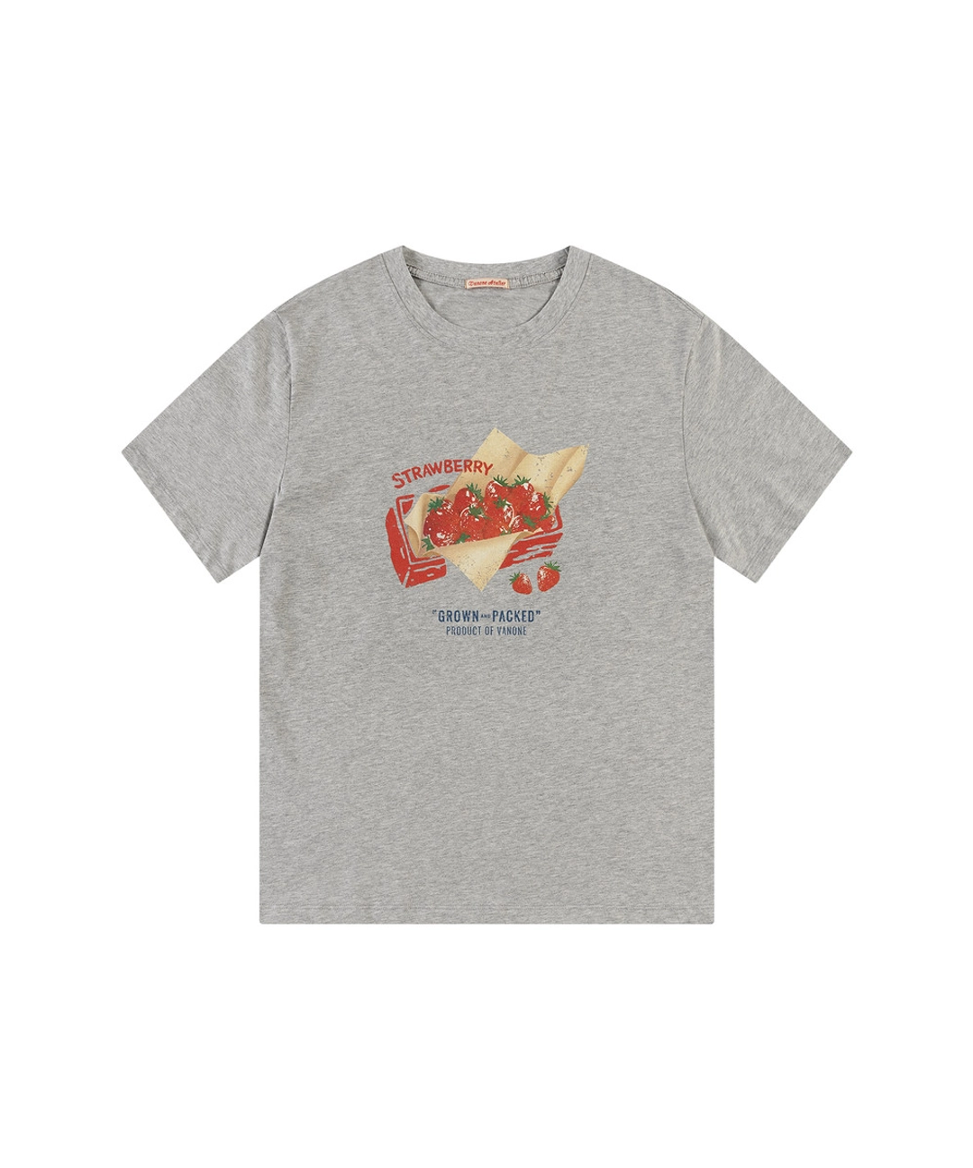 반원 아뜰리에 A3614 Strawberry 티셔츠_Melange gray 상품 이미지 1