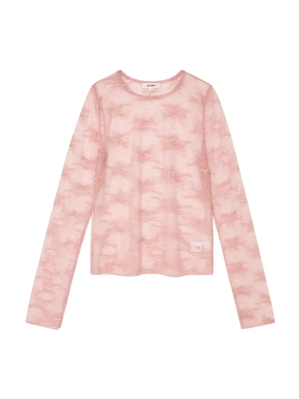POLLY LACE LONG SLEEVE (PINK)
