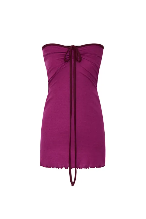 TUBE MINI DRESS (PURPLE)