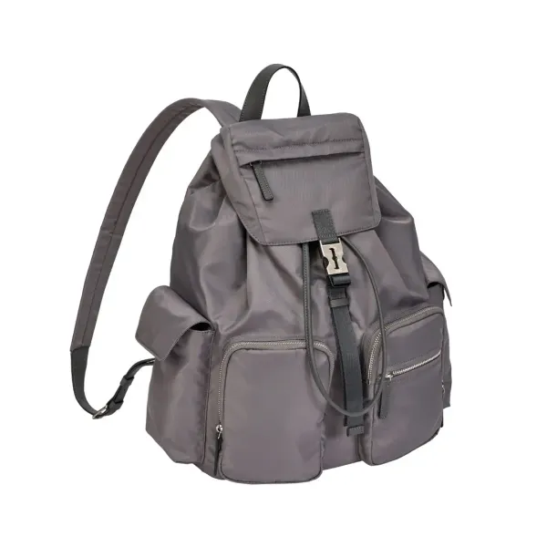 [아울렛] Hey Double Pocket Backpack L (헤이 더블 포켓 백팩 라지) Grey