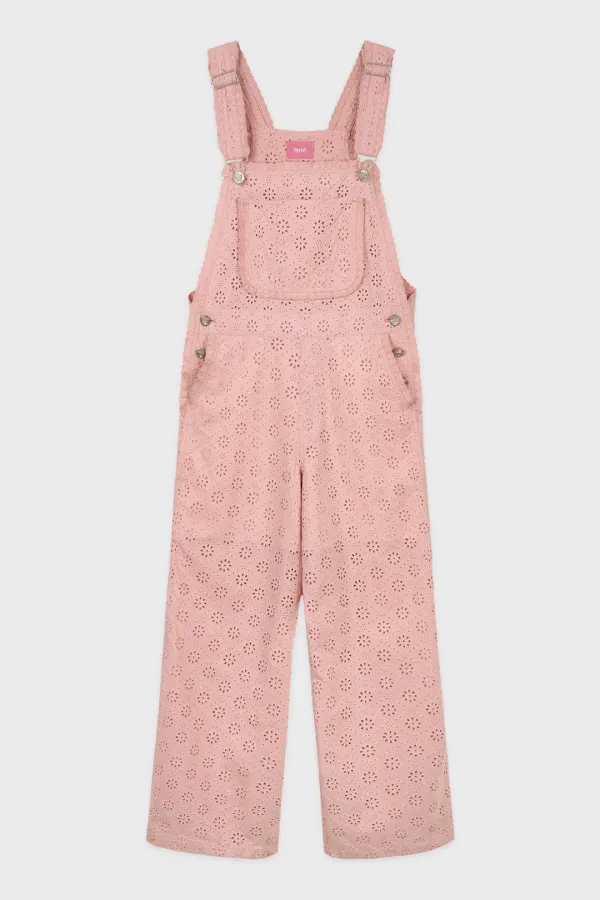 [트와이스 다현 착용] Punching Lace Overall (Light Pink)